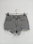 Vorschaubild 2 von Damen Jeans Shorts Grau W27/36/S Casual Fransen