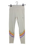 Vorschaubild 1 von Leggings Damen M Beige Sportlich mit bunten Streifen