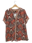 Vorschaubild 1 von Fashion Damen Bluse Gr. 42/44 Mehrfarbig Paisley Bohemian