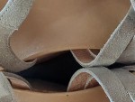 Vorschaubild 4 von Damen Keilabsatz Sandalen Gr. 39 Beige Wildleder Casual