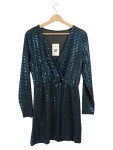 Vorschaubild 1 von Damen Abendkleid Pailletten Schwarz Gr. 42/XL Glamourös