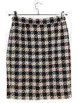 Vorschaubild 1 von Bleistiftrock Damen Kariert Business Midirock Gr. 44 XXL