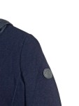 Vorschaubild 2 von Damen Steppjacke Mantel Gr. 34/XS Blau mit Kapuze