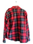 Vorschaubild 2 von Herren Fleecejacke kariert Gr. M Outdoor Rot Schwarz