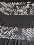 Vorschaubild 5 von Damen Etuikleid Gr. 40 L Schwarz Elegant Florales Muster