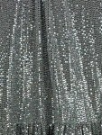 Vorschaubild 6 von Damen festliches Pailletten Kleid Gr. 36 Silber Glamourös