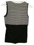 Vorschaubild 2 von Damen Top Gr. 36/S Schwarz Weiß Gestreift Schleife