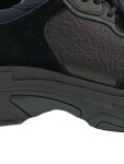 Vorschaubild 4 von Sneaker low Damen Gr. 41 Schwarz Leder Schnürung Modisch Freizeit Uni