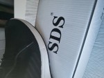 Vorschaubild 4 von Damen Slipper Gr. 41 Schwarz Casual Slip-On Keilabsatz Bequem