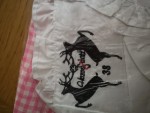 Vorschaubild 6 von Dirndl Damen Pink Gr. 38/M Polyester Baumwolle Kariert Festlich