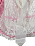Vorschaubild 3 von Dirndl Damen Pink Gr. 38/M Polyester Baumwolle Kariert Festlich