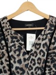 Vorschaubild 3 von Damen Cocktailkleid Gr. 36 S Leopardenmuster Mehrfarbig