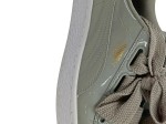 Vorschaubild 3 von Damen Sneaker Low Gr. 38 Grau Schleife Lack Optik Freizeit Schuhe