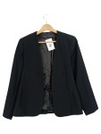 Vorschaubild 1 von Blazer Damen Gr. 36/S Schwarz Polyester Uni Business Langarm Herbst/Winter