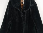 Vorschaubild 4 von Damen Kunstpelzmantel Gr. 36 Schwarz Elegant Fellmantel