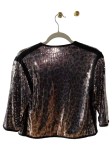 Vorschaubild 2 von Pailletten Bolero Jacke Damen XS Schwarz Glamourös Party