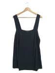Vorschaubild 1 von Damen Top Schwarz Gr. 46/3XL Casual Ärmellos