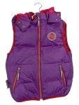 Vorschaubild 1 von Steppweste Kinder Mädchen Gr. 128 Lila Casual Outdoor