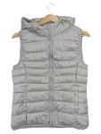 Vorschaubild 1 von Steppweste Damen Gr. 38 M Kapuzenweste Gesteppt Grau Outdoor