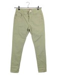 Vorschaubild 1 von Damen Stoffhose Gr. 40 L Grün Casual Baumwolle Knopfleiste