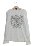Vorschaubild 1 von Langarmshirt Kinder Gr. 164 Weiß Schriftzug Casual Freizeit