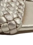 Vorschaubild 5 von Sandalen Damen Gr. 39 Gold Elegant geflochtene Riemen
