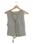 Vorschaubild 1 von Damen Leichte Weste Gr. 38/M Beige Leinen Viskose Casual