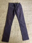Vorschaubild 2 von Benetton Damen Cordhose Baumwolle Strukturmuster Blau Gr. W28/36/S