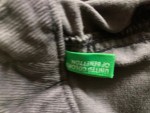 Vorschaubild 3 von Benetton Damen Cordhose Baumwolle Strukturmuster Blau Gr. W28/36/S