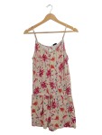 Vorschaubild 1 von Damen Jumpsuit Kurz Gr. 36 S Mehrfarbig Blumenmuster Casual