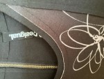 Vorschaubild 5 von Damen Freizeitkleid Gr. 34 Schwarz Casual Florales Muster