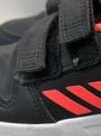 Vorschaubild 2 von Kinder Sneaker Klettverschluss Schwarz Rot Gr. 25