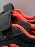 Vorschaubild 4 von Kinder Sneaker Klettverschluss Schwarz Rot Gr. 25