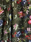 Vorschaubild 7 von Damen Festliches Kleid Gr. 38 M Mehrfarbig Elegant Blumenstickerei