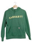 Vorschaubild 1 von Damen Hoodie Kapuzenpullover Sweatshirt Grün Gr. XS Logo
