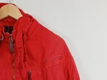 Vorschaubild 6 von Outdoorjacke Herren Rot Gr. 50/L Baumwolle Uni Casual Langarm