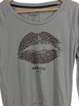 Vorschaubild 4 von Damen Langarmshirt Grau XS Lippenprint Casual