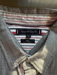 Vorschaubild 2 von Herren Business Hemd Grau Gestreift Gr. 52/XL Baumwolle