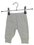 Vorschaubild 1 von GemLook Baby Jogginghose gestreift Gr. 68 grau weiß Baumwolle
