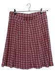 Vorschaubild 1 von QIÉRO! Damen A-Linienrock Gr. 42 Rot Casual Midirock Viskose Elastan Muster