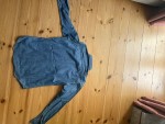 Vorschaubild 3 von Herren Freizeithemd Baumwolle Langarm Uni Blau Gr. 46/S