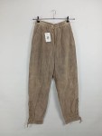 Vorschaubild 3 von Landhaus Damen Lederhose Beige Gr. 36 Wildleder Schnürung Trachten Vintage
