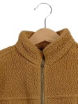 Vorschaubild 3 von Fleecejacke Kinder Braun Gr. 140 Polyester Uni Outdoor