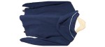 Vorschaubild 2 von TCM Damen Trainingsjacke Kapuzenjacke Gr. L 40 Blau Sportlich Reißverschluss