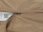 Vorschaubild 3 von Bomberjacke Damen L Beige Kapuze Reißverschluss Rippstrick Freizeit