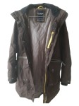 Vorschaubild 2 von Damen Parka Outdoor Jacke Braun Gr. 36 S Kapuze Fellbesatz