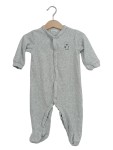 Vorschaubild 1 von Baby Schlafanzug Strampler Gr. 68 Grau Panda Tiermotiv