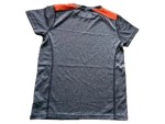 Vorschaubild 2 von Kinder Sport Shirt Kurzarm Meliert Grau Polyester Gr. 140