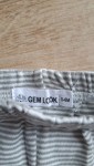 Vorschaubild 3 von GemLook Baby Jogginghose gestreift Gr. 68 grau weiß Baumwolle