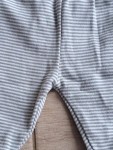 Vorschaubild 2 von GemLook Baby Jogginghose gestreift Gr. 68 grau weiß Baumwolle